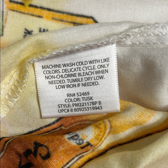 PURITAN Men’s Short Sleeve Tequila Margarita Woven Button Down Shirt - Picture 7 of 10